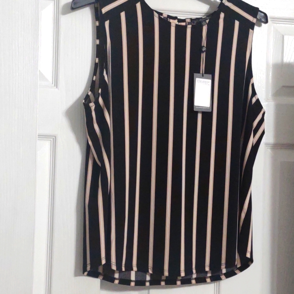 Striped Sleeveless Top